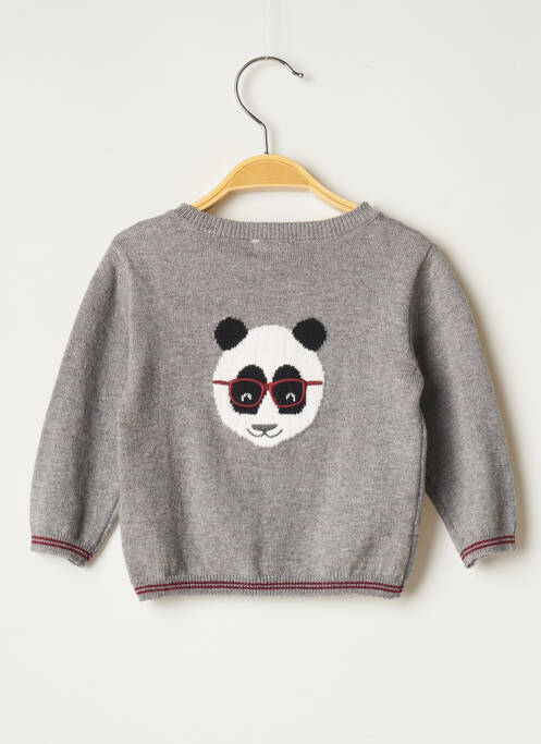 Gilet manches longues gris ABSORBA pour fille