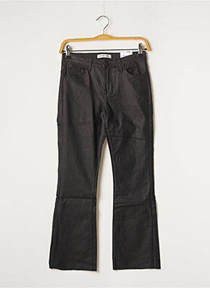 Pantalon flare stretch taille ajustable noir TIFFOSI fille