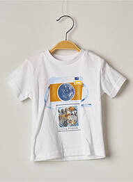 T-shirt stretch manches courtes blanc MAYORAL garcon
