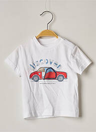 T-shirt stretch manches courtes blanc MAYORAL garcon