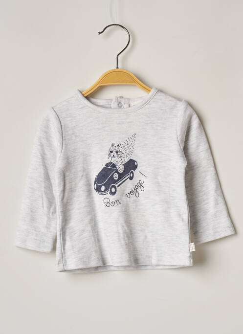 T-shirt gris CARREMENT BEAU pour garçon