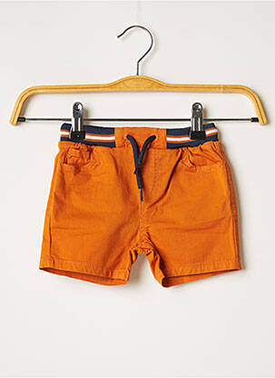 Short poches taille élastique orange MAYORAL garçon