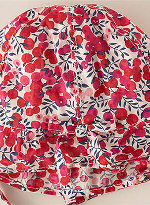 Chapeau fermeture liens à nouer rouge ABSORBA fille