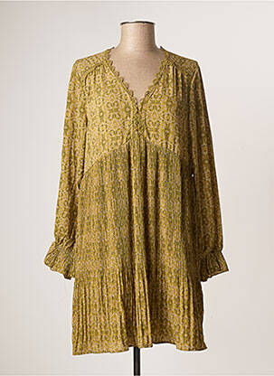 Robe courte vert CHERRY BEACH pour femme