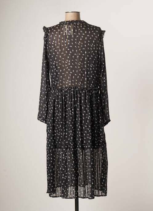 Robe mi-longue noir CHERRY PARIS pour femme