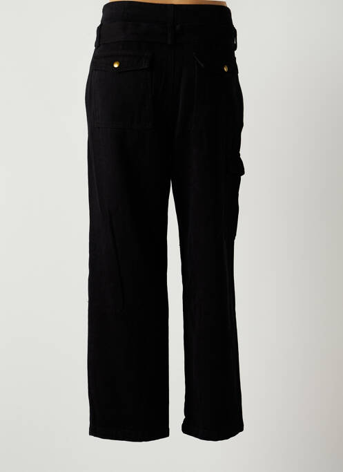 Pantalon cargo noir FEELHOO pour femme