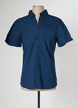 Chemise manches courtes bleu BLEND pour homme