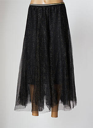 Jupe longue noir COLYNN pour femme