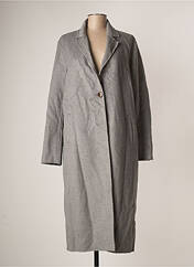 Manteau long gris O.P.D.V (ON PARLE DE VOUS) pour femme seconde vue