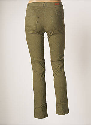 Pantalon slim taille normale taille normale vert MAYJUNE femme