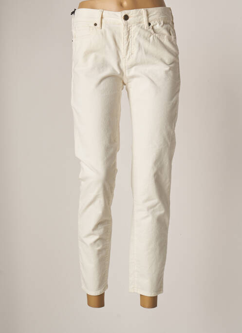 Pantalon 7/8 blanc FIVE pour femme