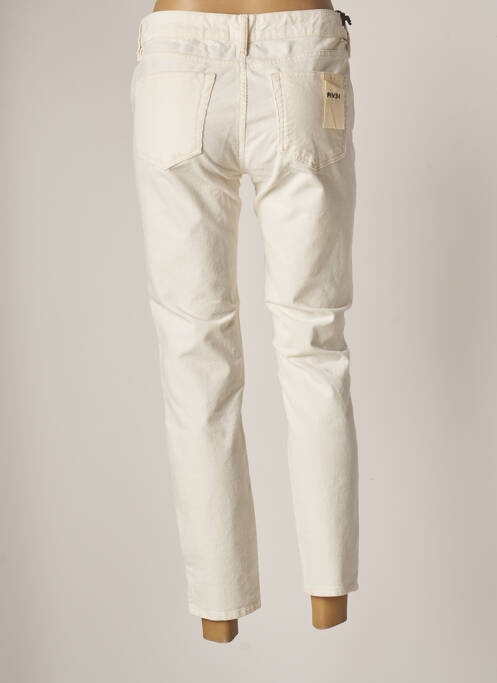 Pantalon 7/8 blanc FIVE pour femme