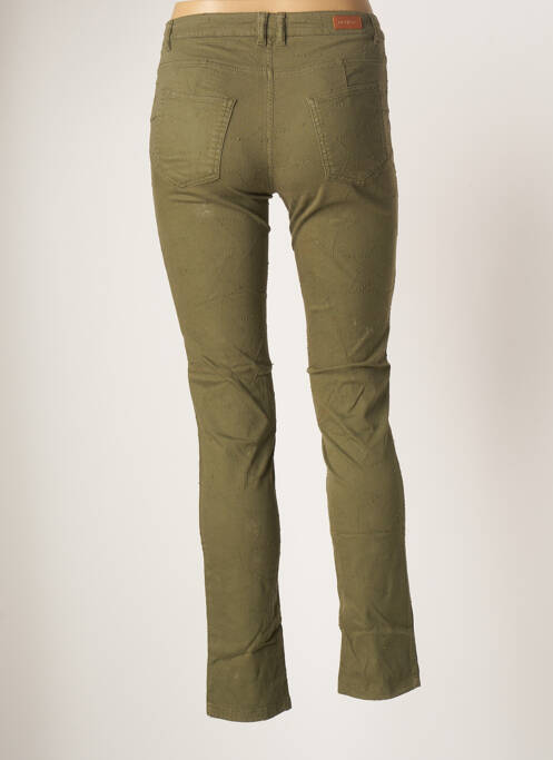 Pantalon slim vert MAYJUNE pour femme
