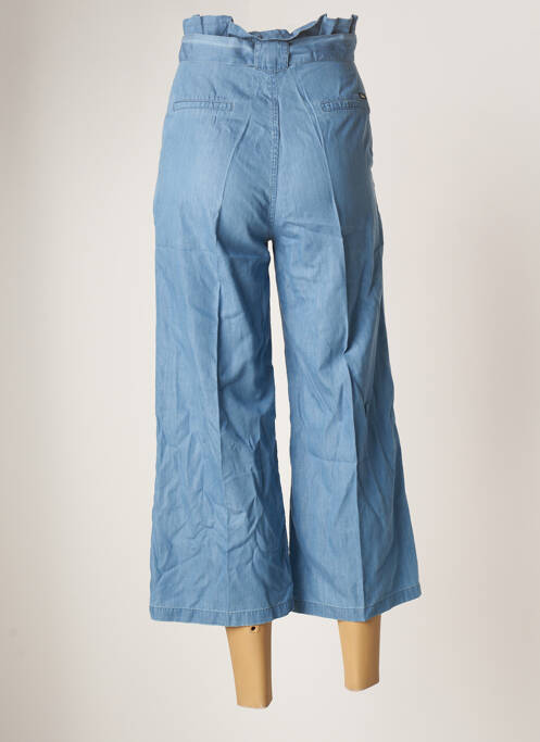 Pantalon 7/8 taille haute taille haute bleu LOIS femme