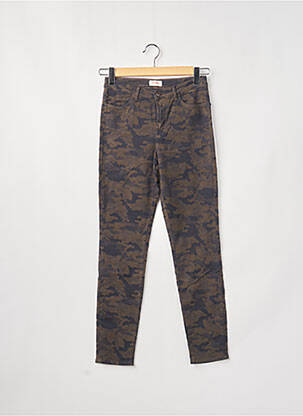 Pantalon slim skinny taille haute vert MAYJUNE femme