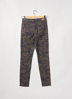 Pantalon slim skinny taille haute vert MAYJUNE femme