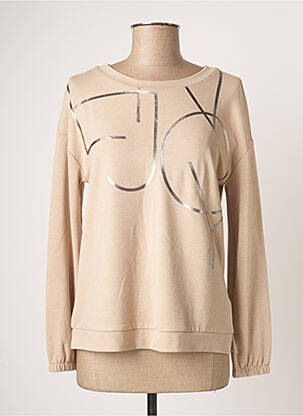 Sweat-shirt beige STREET ONE pour femme