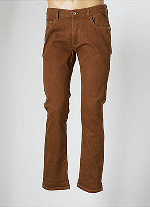 Pantalon droit marron PIONEER pour homme