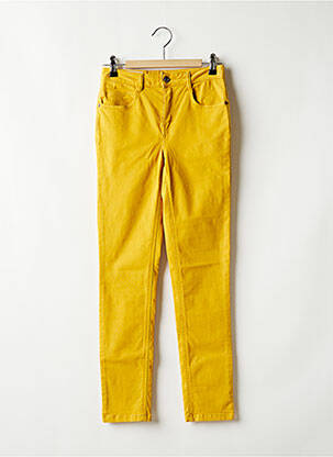 Pantalon slim stretch taille normale jaune LOLA ESPELETA femme