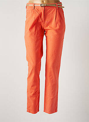 Pantalon chino orange LOLA ESPELETA pour femme