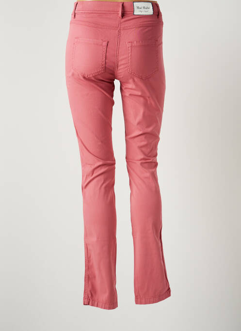 Pantalon slim rose MAE MAHE pour femme