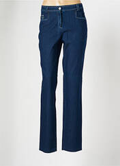 Jeans coupe droite bleu K'TENDANCES pour femme seconde vue