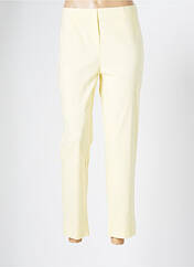 Pantalon droit jaune MAGIC SHAPE pour femme seconde vue