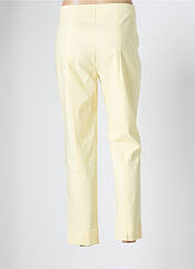 Pantalon droit jaune MAGIC SHAPE pour femme seconde vue