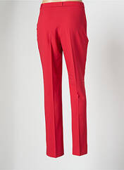Pantalon droit rouge QUATTRO pour femme seconde vue