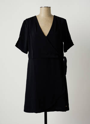 Robe En Jean Femme Kaporal Loane - Coupe Loose, Manches Longues, Fermeture Boutonnée, 100% Coton