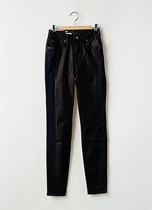 Pantalon slim broderie rivets taille normale noir LEE femme
