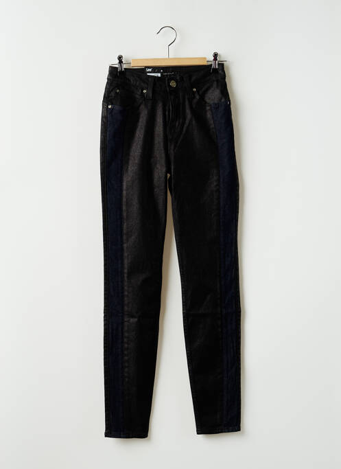Pantalon slim broderie rivets taille normale noir LEE femme