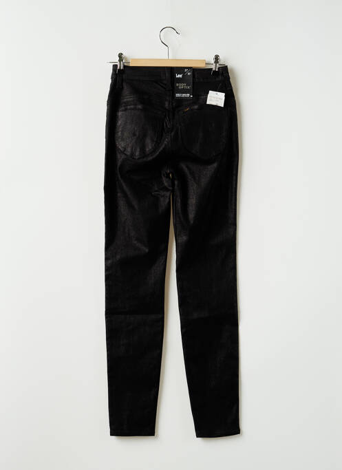Pantalon slim broderie rivets taille normale noir LEE femme