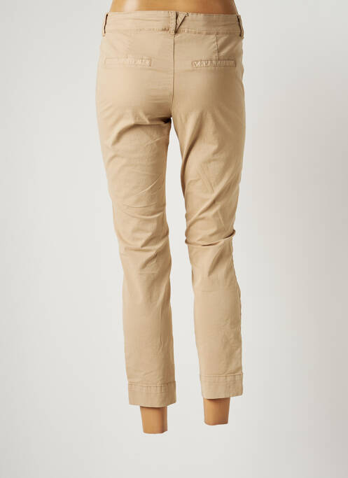 Pantalon 7/8 beige STREET ONE pour femme