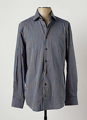 Chemise manches longues bleu PIERRE CARDIN pour homme