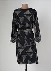 Robe mi-longue noir K-DESIGN pour femme seconde vue