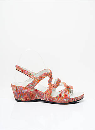 Sandales/Nu pieds orange PEDI GIRL pour femme