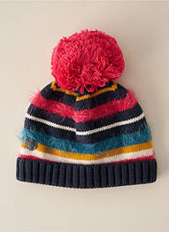 Bonnet maille fine bleu BOBOLI garcon