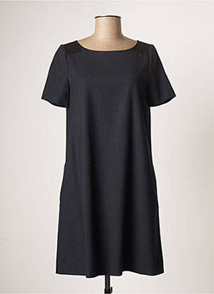 Robe courte manches courtes manches courtes bleu PABLO femme