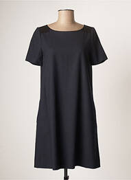 Robe courte manches courtes manches courtes bleu PABLO femme