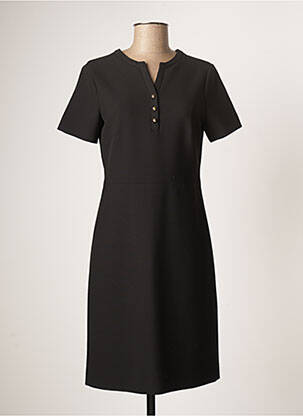 Robe mi-longue manches courtes manches courtes noir GERARD DAREL femme