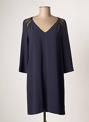 Robe courte bleu PABLO pour femme