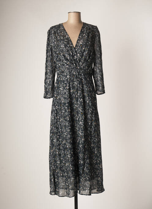 Robe longue noir PABLO pour femme