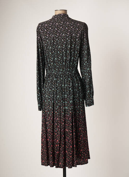 Robe mi-longue noir IDANO pour femme