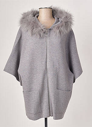 Veste casual coupe droite gris MARINA V femme