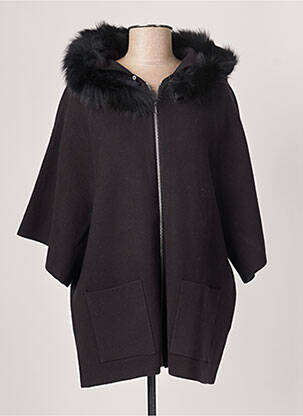 Veste casual coupe droite noir MARINA V femme