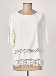 Top manches courtes manches courtes blanc GERARD DAREL femme