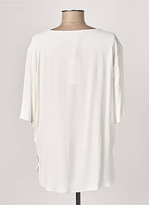 Top tissage crêpe manches courtes blanc GERARD DAREL femme