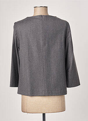 Top col rond manches longues gris GERARD DAREL femme