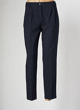 Pantalon 7/8 taille haute taille haute bleu PABLO femme